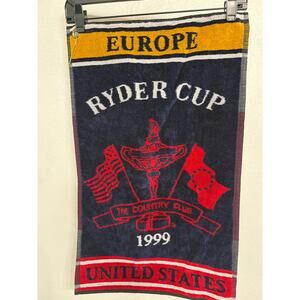 1999 Ryder Cup Golf Towel Sir Christopher Hatton 100% Cotton Battle of Brookline